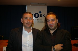 Guillermo Vilarroig y Massimo Burgio en CEBEK