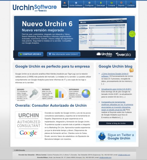 www.urchinsoftware.es